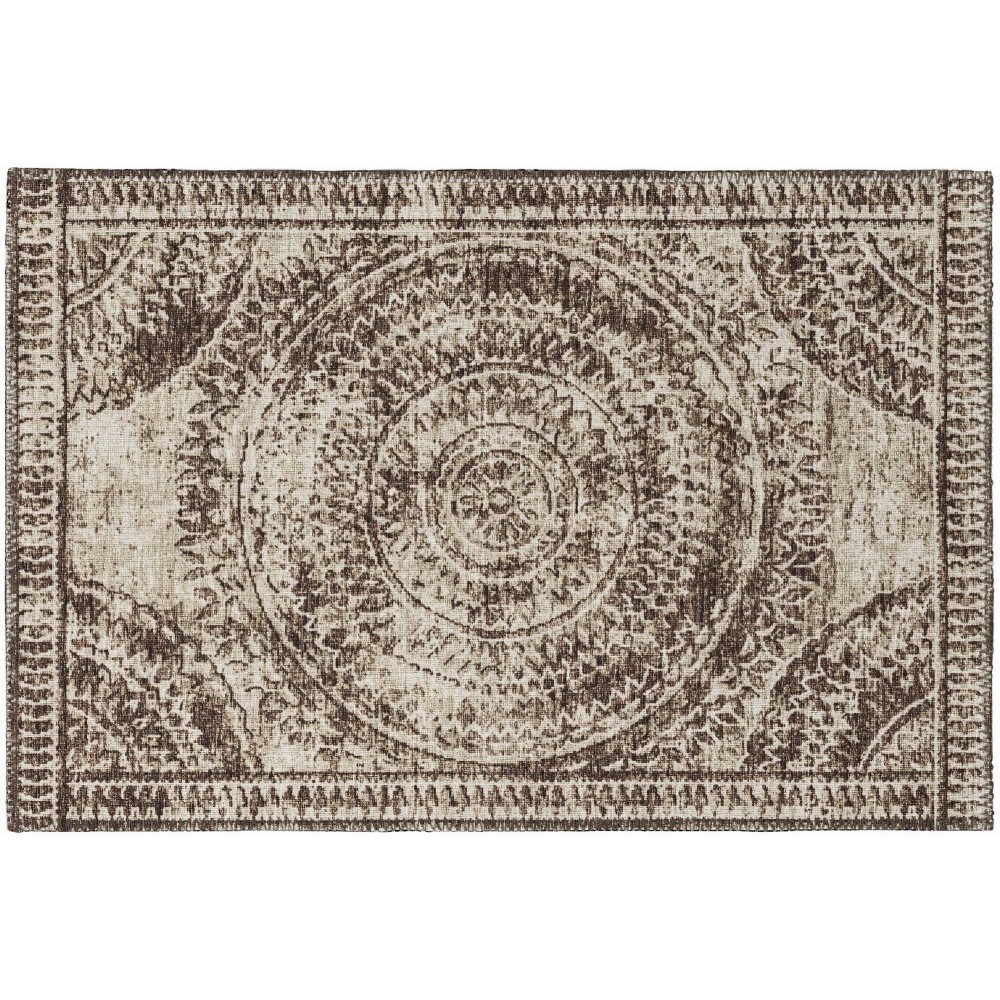 Addison Rugs Yuma AYU37 Brown 1'8" x 2'6" Rug Addison Rugs Yuma AYU37 Brown 1'8" x 2'6" Rug