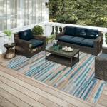 Addison Rugs Yuma AYU38 Blue 5' x 7'6" Rug