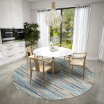 Addison Rugs Yuma AYU38 Blue 8' x 8' Rug