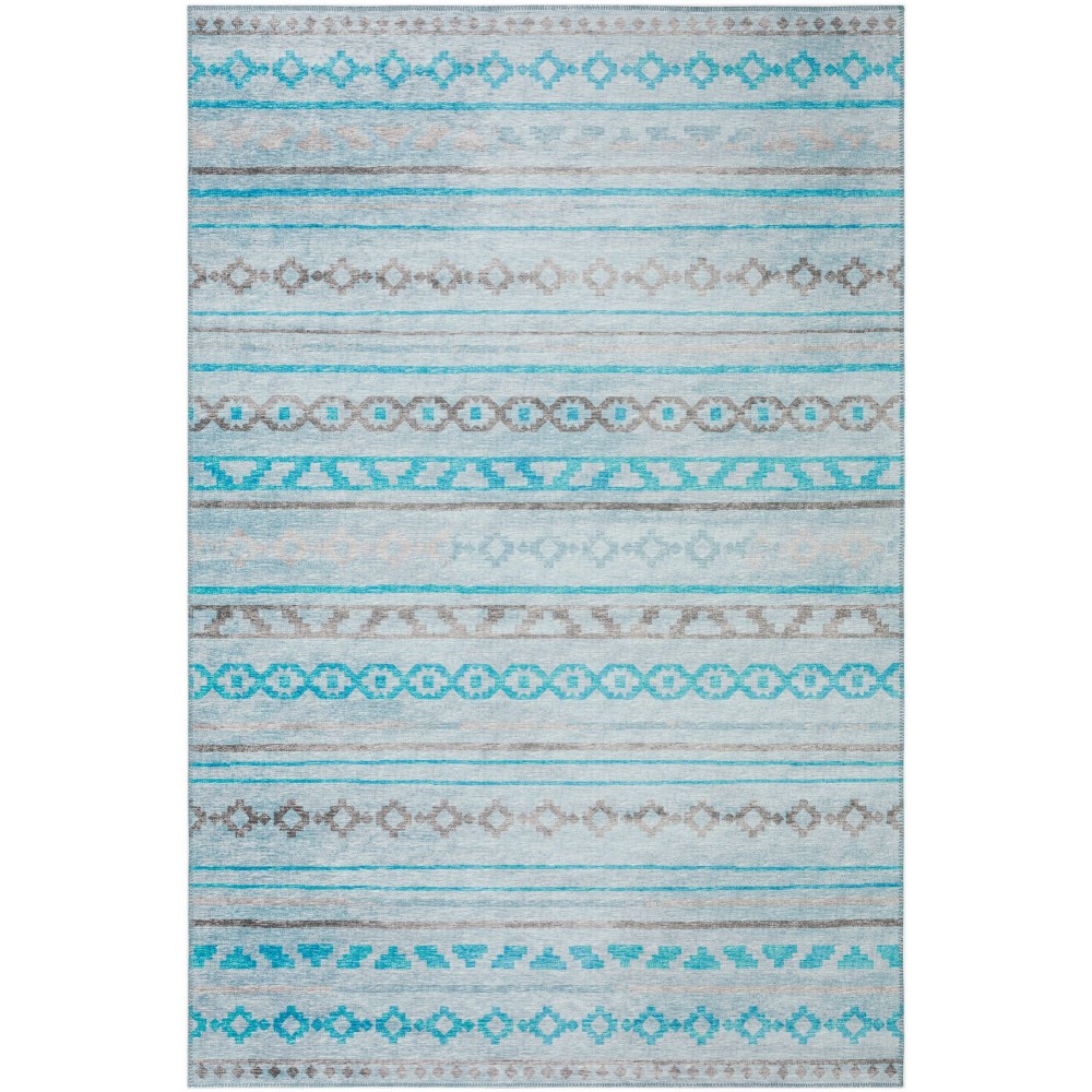 Addison Rugs Yuma AYU40 Turquoise 9' x 12' Rug Addison Rugs Yuma AYU40 Turquoise 9' x 12' Rug