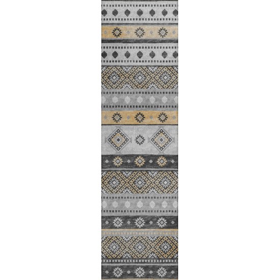 Addison Rugs Yuma AYU42 Gray 2'3" x 7'6" Rug