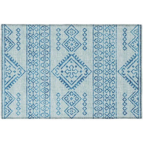 Addison Rugs Yuma AYU44 Blue 1'8" x 2'6" Rug