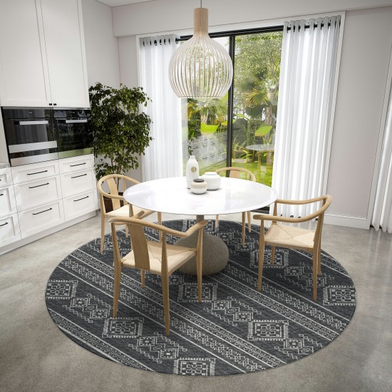 Addison Rugs Yuma AYU44 Gray 8' x 8' Rug