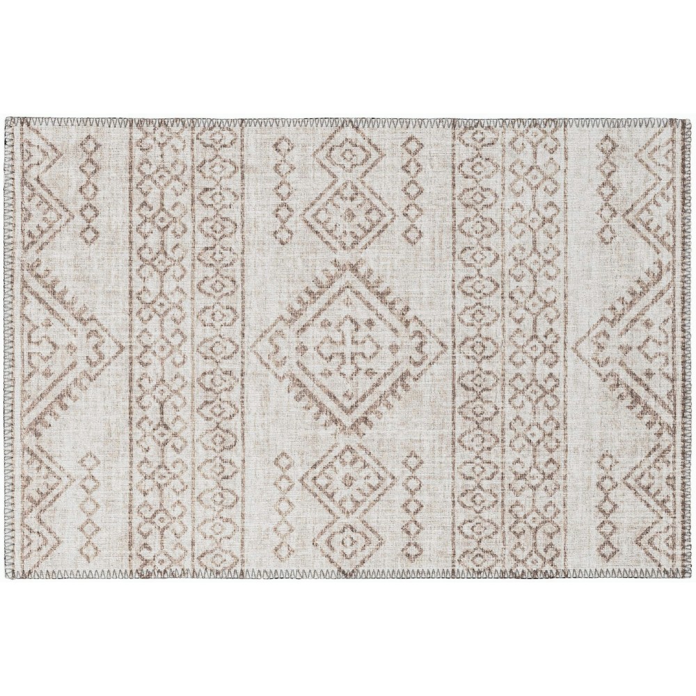Addison Rugs Yuma AYU44 Taupe 1'8" x 2'6" Rug Addison Rugs Yuma AYU44 Taupe 1'8" x 2'6" Rug