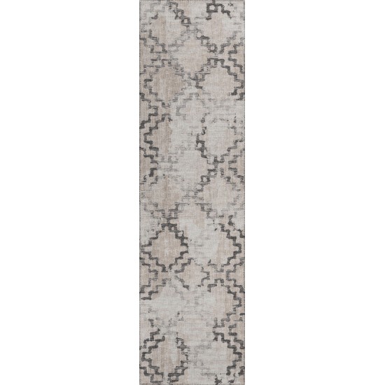 Addison Rugs Yuma AYU45 Taupe 2'3" x 7'6" Rug