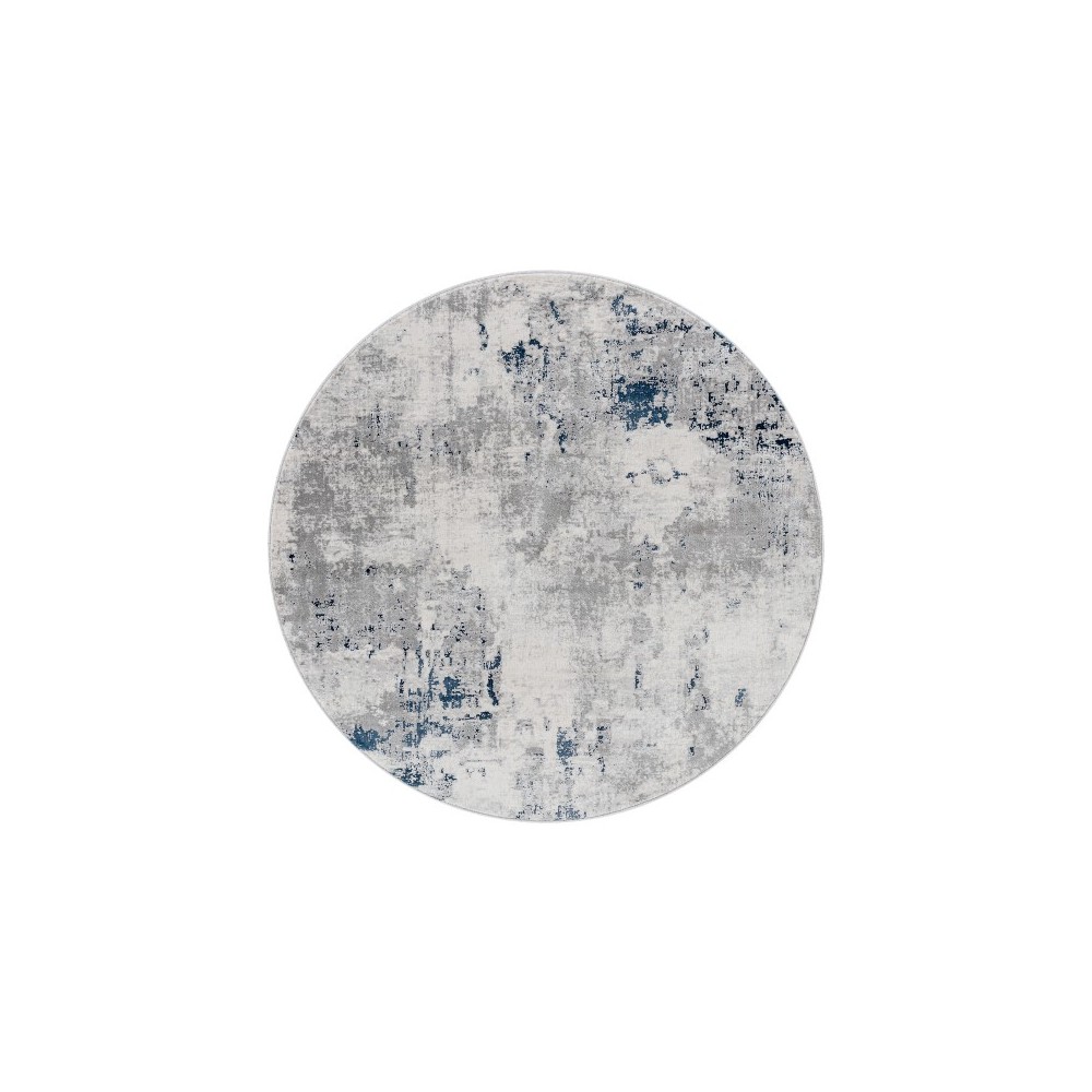 Surya Aisha Rug 6'7" Round - Charcoal, Light Gray Surya Aisha Rug 6'7" Round - Charcoal, Light Gray