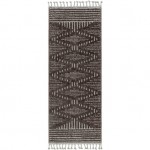 Surya Alhambra Rug 2'7" X 7'3" - Charcoal, Cream