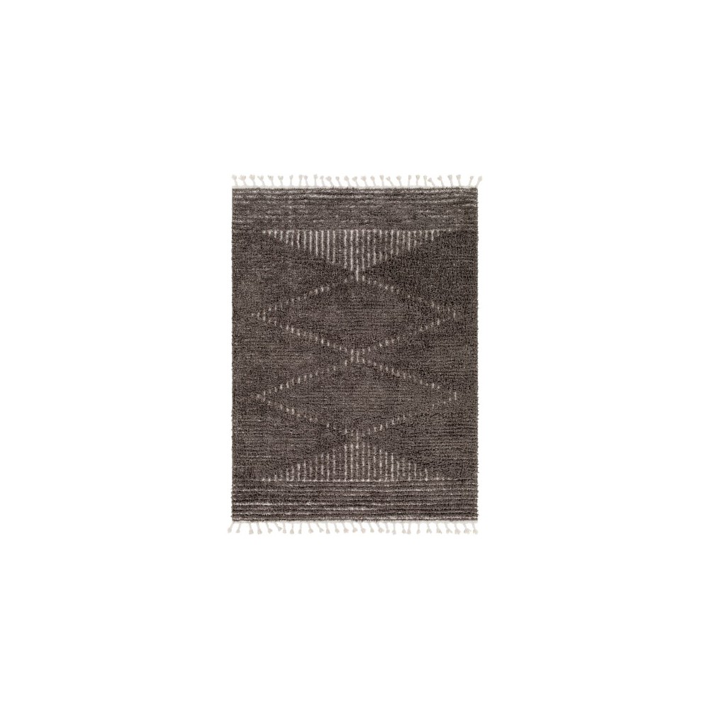 Surya Alhambra Rug 5'3" X 7' - Charcoal, Cream