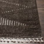 Surya Alhambra Rug 5'3" X 7' - Charcoal, Cream