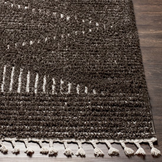 Surya Alhambra Rug 6'7" X 9' - Charcoal, Cream