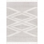 Surya Alhambra Rug 5'3" X 7' - Light Gray, Cream