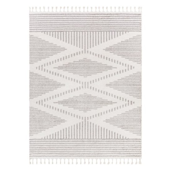 Surya Alhambra Rug 5'3" X 7' - Light Gray, Cream