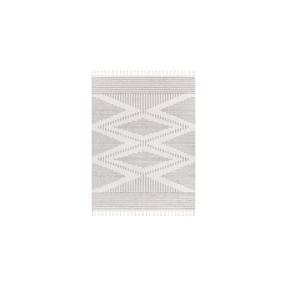 Surya Alhambra Rug 5'3" X 7' - Light Gray, Cream