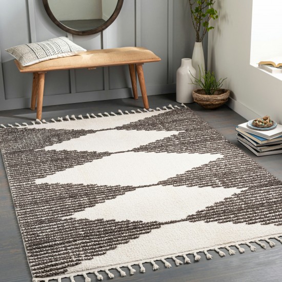 Surya Alhambra Rug 2'7" X 7'3" - Cream, Charcoal