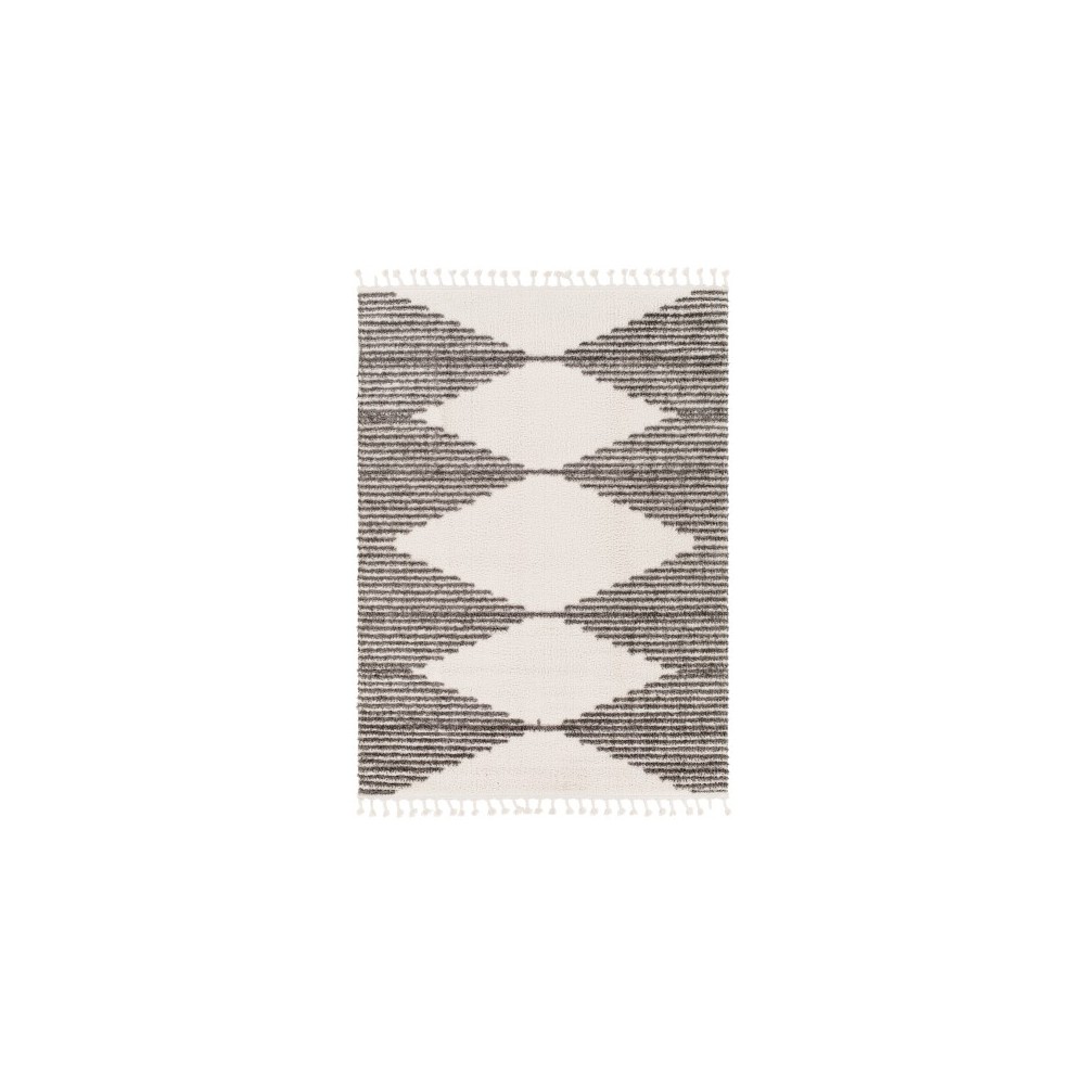 Surya Alhambra Rug 5'3" X 7' - Cream, Charcoal