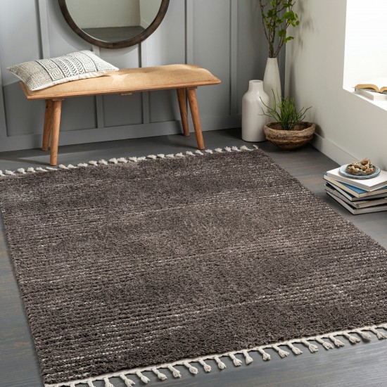 Surya Alhambra Charcoal Rug 5'3" X 7'