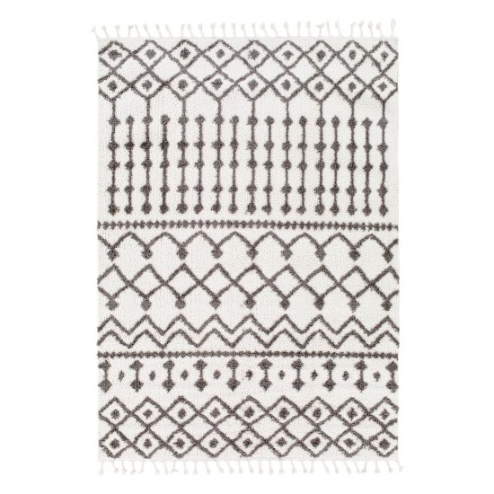 Surya Alhambra Rug 6'7" X 9' - Cream & Charcoal