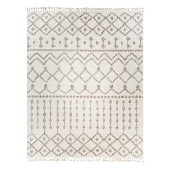 Surya Alhambra Rug 7'10" X 10' - Light Gray & Cream