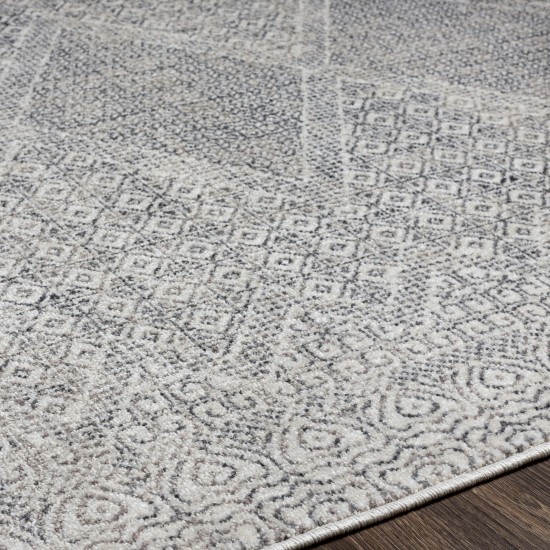 Surya Alice Rug 5'3" X 7' - Charcoal & Light Gray