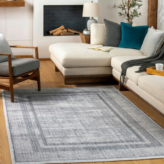 Surya Alice Rug 6'10" X 9' - Charcoal, Light Gray