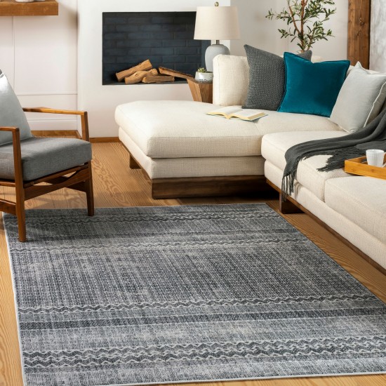 Surya Alice Rug 6'10" X 9' (Charcoal)