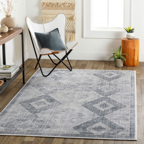 Surya Alice Charcoal Rug 5'3" X 7'