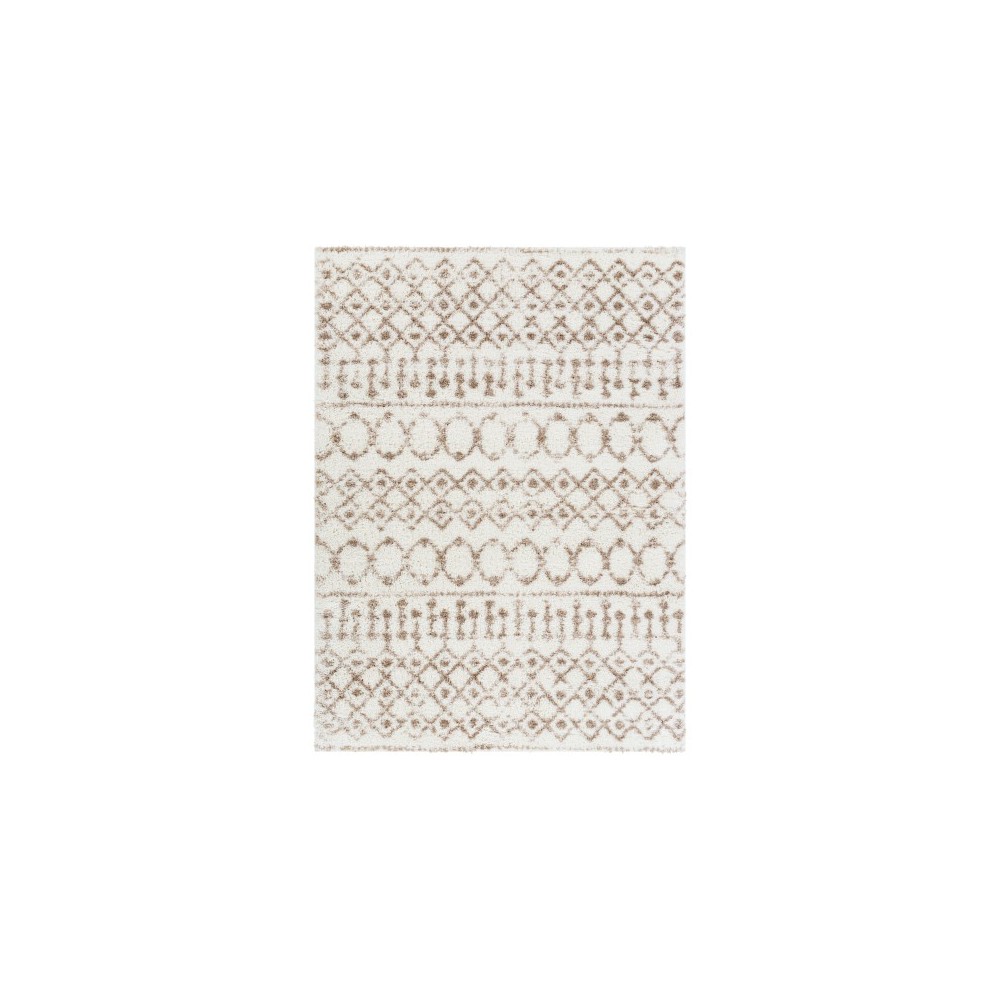 Surya Aliyah Shag Tan Rug 5'3" X 7'3"