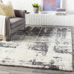 Surya Aliyah Shag Rug 5'3" X 7'3" Light Gray