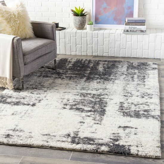 Surya Aliyah Shag Light Gray Rug 6'7" X 9'