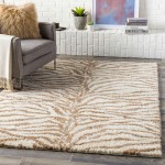 Surya Aliyah Shag Rug 2' X 3' - Cream, Tan