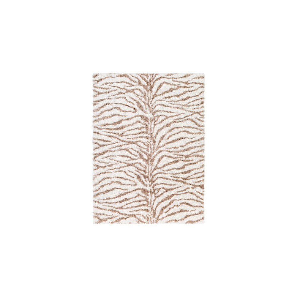 Surya Aliyah Shag Rug 6'7" X 9' - Cream, Tan