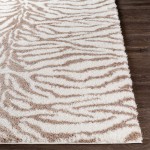 Surya Aliyah Shag Rug 6'7" X 9' - Cream, Tan