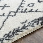 Surya Aliyah Shag Cream Rug 5'3" X 7'3"