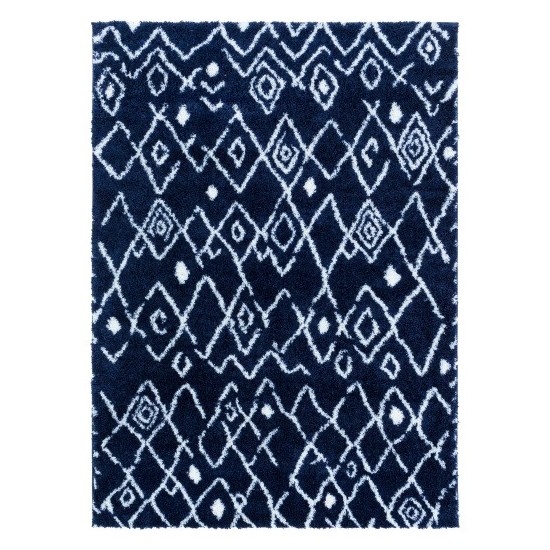 Surya Aliyah Shag Dark Blue Rug 2' X 3'