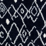 Surya Aliyah Shag Dark Blue Rug 2' X 3'