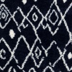 Surya Aliyah Shag Dark Blue Rug 5'3" X 7'3"