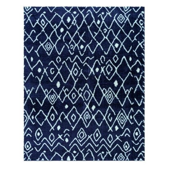 Surya Aliyah Shag Dark Blue Rug 7'10" X 10'