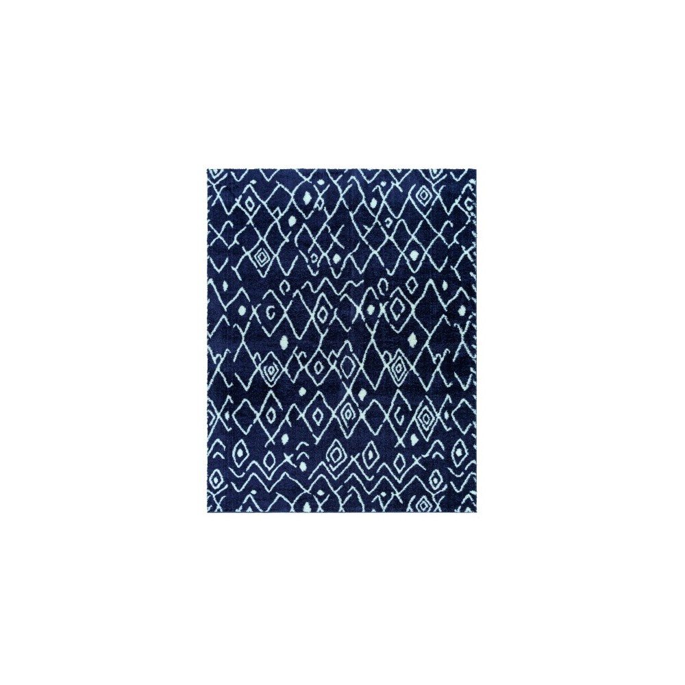 Surya Aliyah Shag Dark Blue Rug 7'10" X 10'