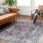 Surya Amelie Light Gray Rug 6'7" X 9'