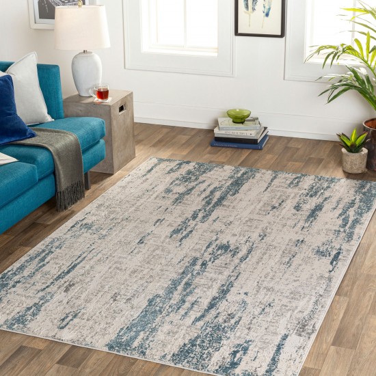 Surya Alpine Blue Rug 5'3" X 7'3"