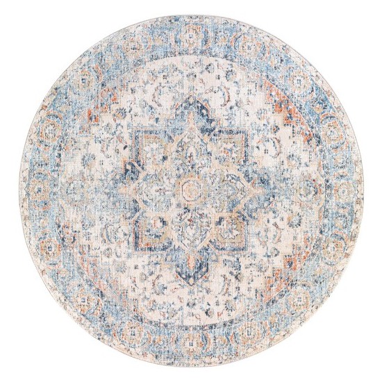 Surya Amore Rug 7'10" Round Navy