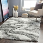 Surya Alta Shag Charcoal Rug 8'10" X 12'