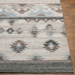 Surya Alyssa Ice Blue Rug 2'6" X 8'