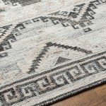 Surya Alyssa Black Rug 2'6" X 8'
