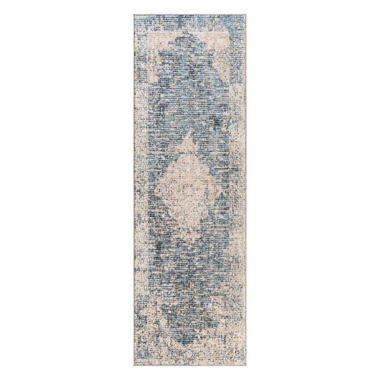 Surya Amore Rug 2'6" X 8' - Navy, Denim