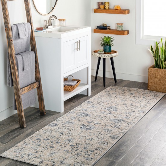 Surya Amore Rug 2'6" X 10' (Navy, Denim)