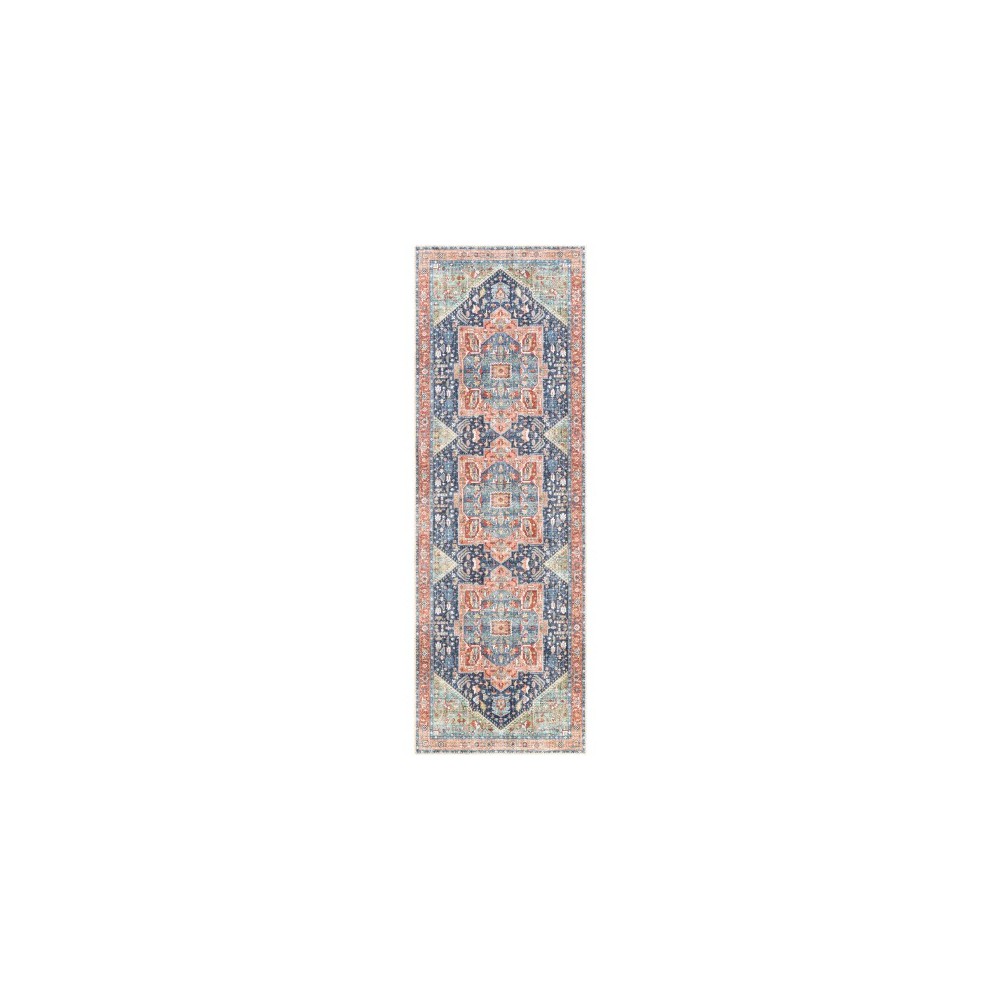 Surya Amelie Navy Rug 2'7" X 14' Surya Amelie Navy Rug 2'7" X 14'