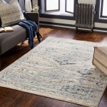 Surya Amore Navy & Denim Rug 2' X 3'