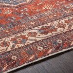 Surya Amelie Rug 2'7" X 7'10" - Dark Blue & Burnt Orange