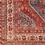 Surya Amelie Rug 2'7" X 7'10" - Dark Blue & Burnt Orange